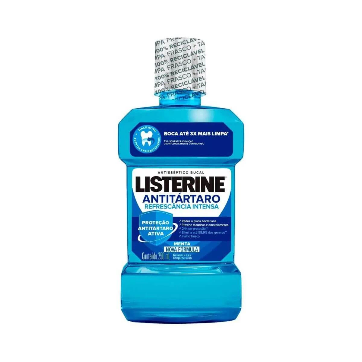 ENXAGUANTE BUCAL LISTERINE ANTITÁRTARO 250ML — Listerine | Farmácia Resyla