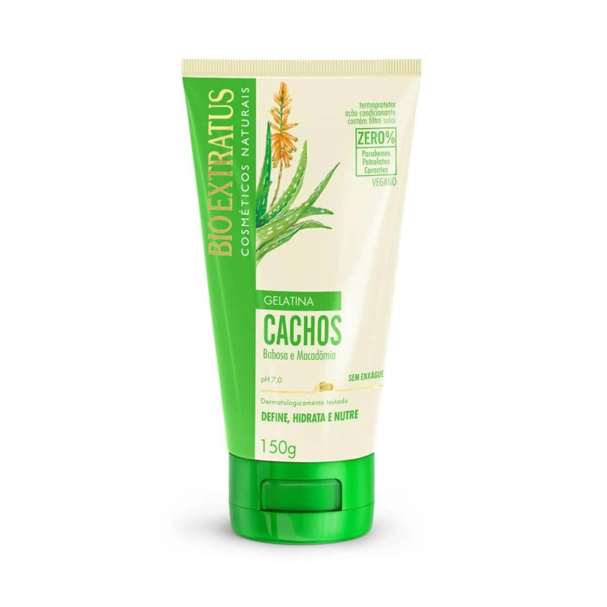 GELATINA FINALIZADORA CACHOS BABOSA E MACADÂMIA 150G - BIO EXTRATUS — Bio Extratus | Farmácia Resyla