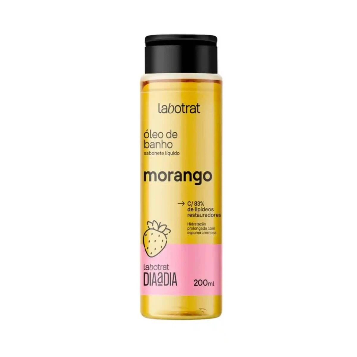 ÓLEO DE BANHO SABONETE LABOTRAT MORANGO 200ML — Labotrat | Farmácia Resyla