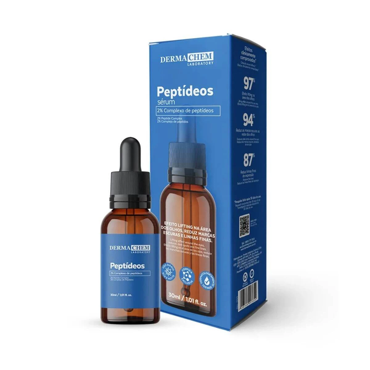 SÉRUM FACIAL PEPTÍDEOS DERMACHEM 30ML — Dermachem | Farmácia Resyla