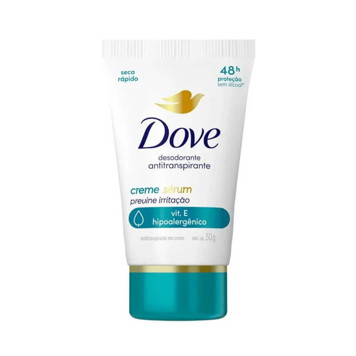 DESODORANTE ANTITRANSPIRANTE CREME DOVE SÉRUM PREVINE IRRITAÇÃO FEMININO 50G — Dove | Farmácia Resyla