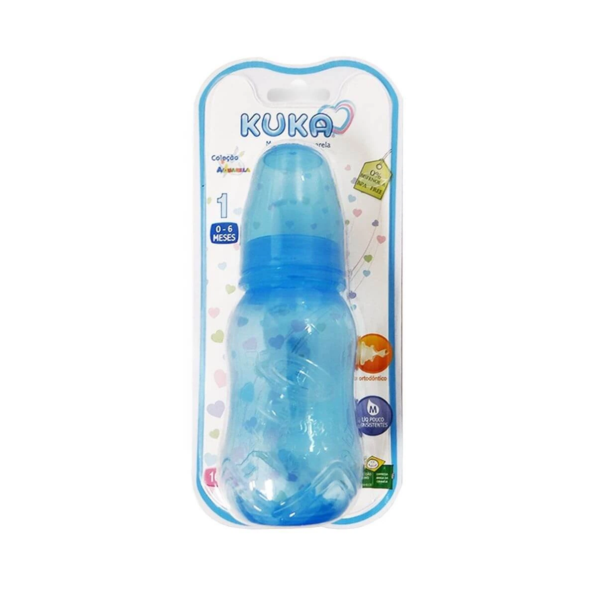 MAMADEIRA KUKA AQUARELA ORTO Nº1 AZUL 160ML — Kuka | Farmácia Resyla