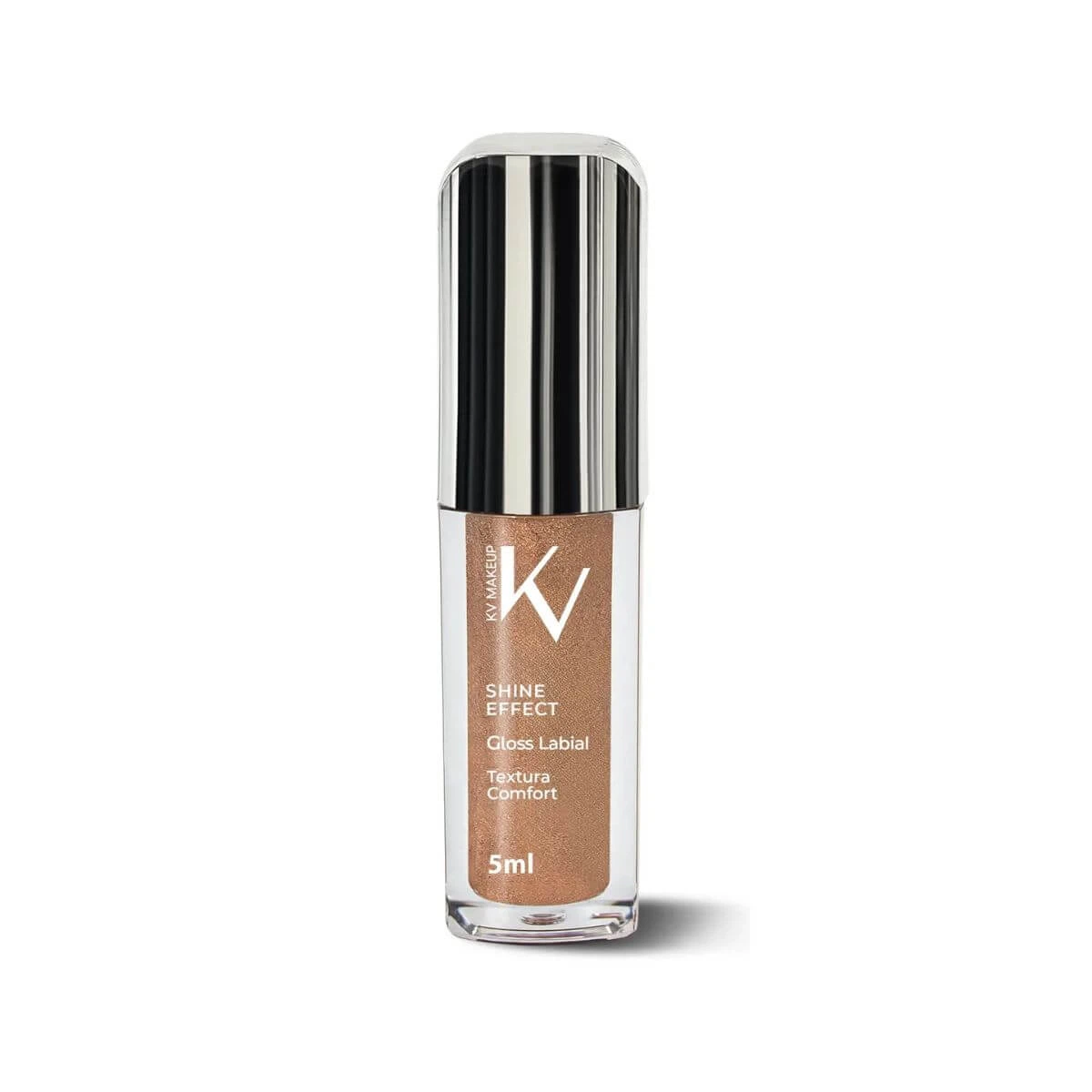GLOSS LABIAL KV MAKEUP SHINE EFFECT BAUNILHA SUAVE 5ML — KV | Farmácia Resyla