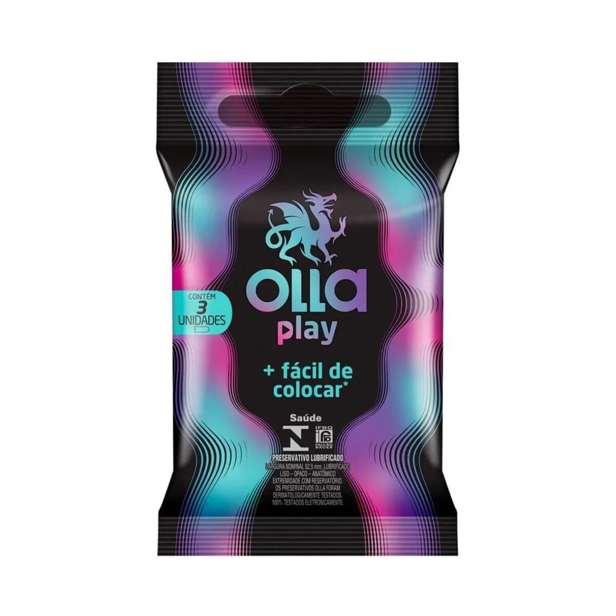 PRESERVATIVO OLLA PLAY 3UN — Olla | Farmácia Resyla