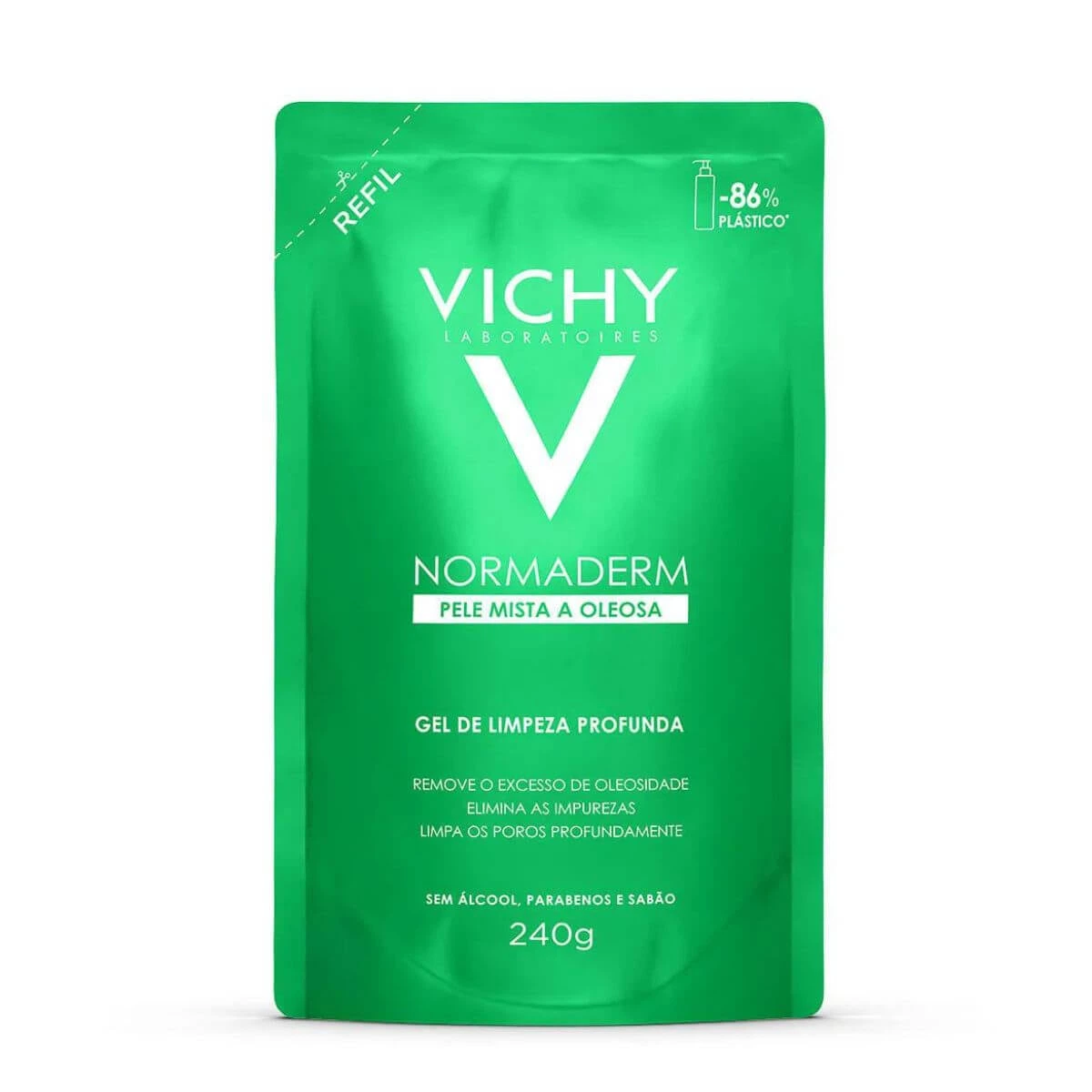 GEL DE LIMPEZA PROFUNDA VICHY NORMADERM REFIL 240G — Vichy | Farmácia Resyla
