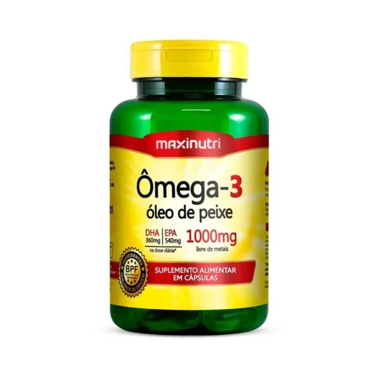 OMEGA 3 1000MG 120CAPS - MAXINUTRI — Maxinutri | Farmácia Resyla