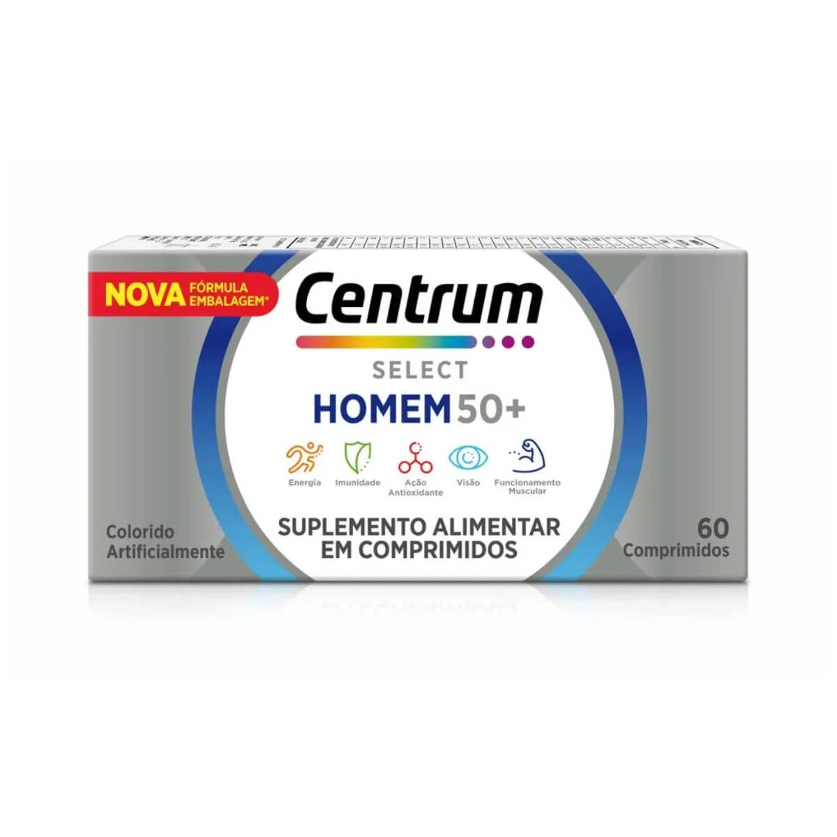 POLIVITAMÍNICO CENTRUM SELECT HOMEM 50+ 60CP - WYETH — Wyeth | Farmácia Resyla