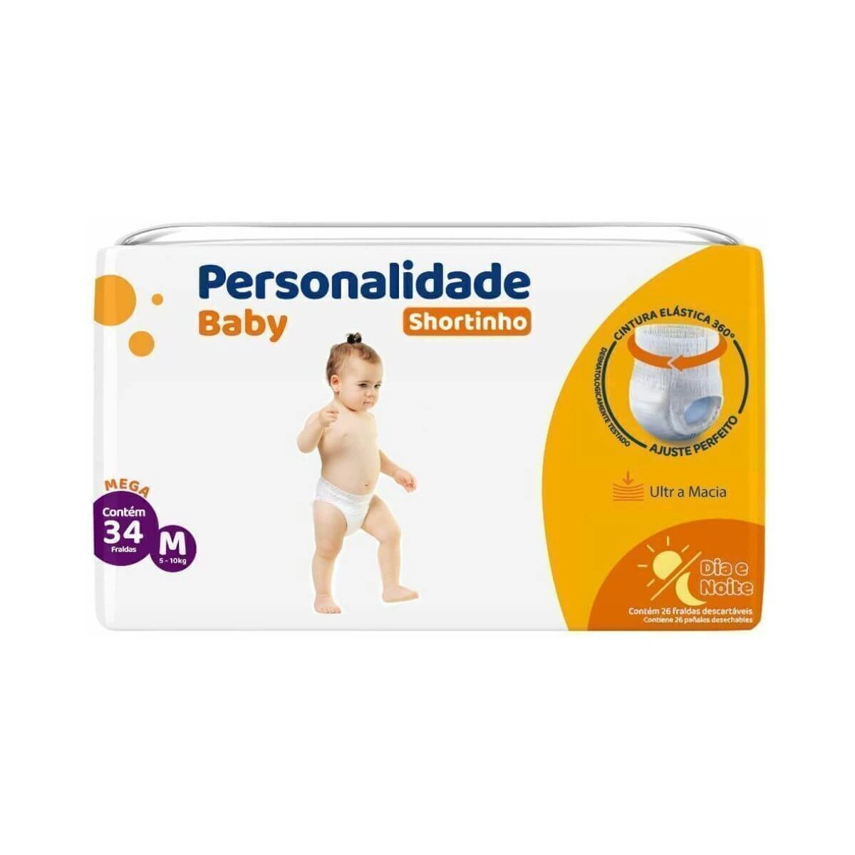 FRALDA PERSONALIDADE MEGA SHORTINHO M C/34UN — Personalidade | Farmácia Resyla