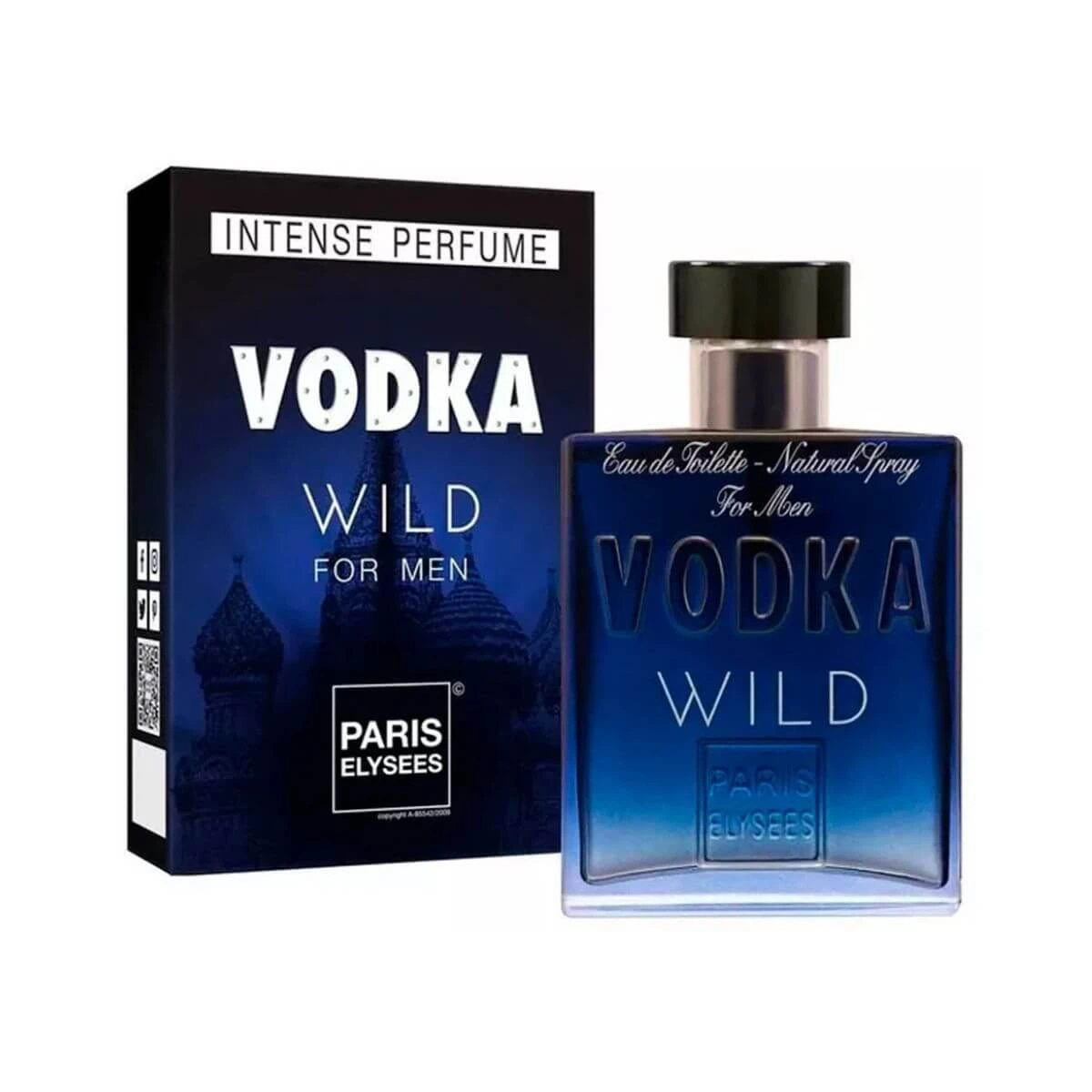 PERFUME VODKA WILD MASCULINO 100ML — Paris Elysees | Farmácia Resyla
