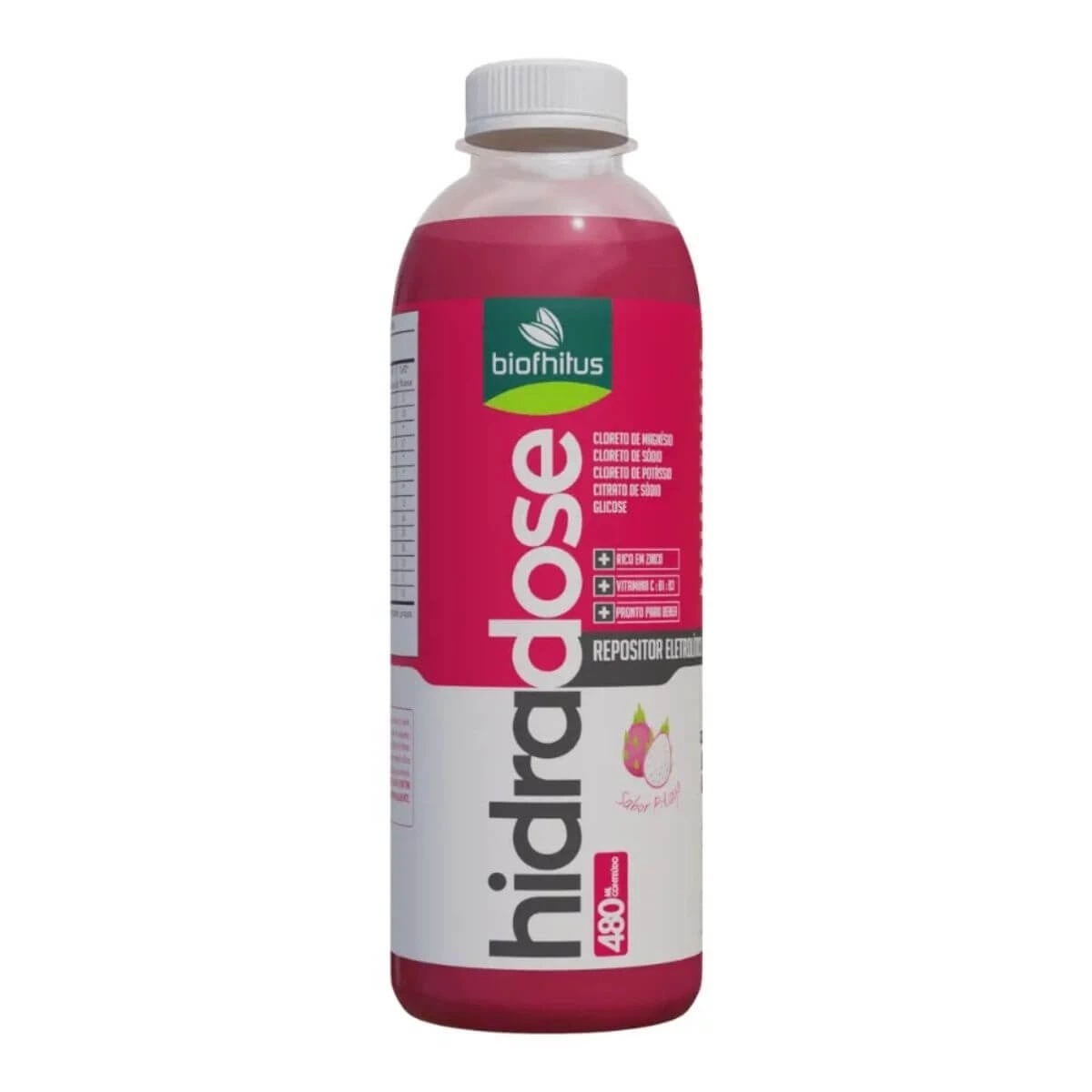 HIDRADOSE REHIDRATANTE ORAL 480ML PITAYA - BIOFHITUS — Biofhitus | Farmácia Resyla
