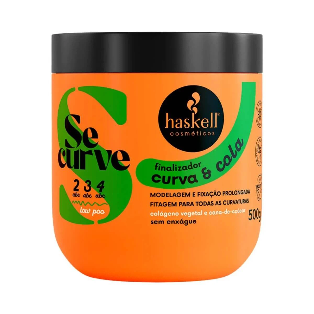CREME FINALIZADOR CURVA E COLA SE CURVE HASKELL 500G — Haskell | Farmácia Resyla
