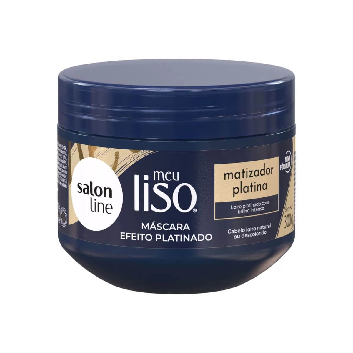 MÁSCARA SALON LINE MEU LISO MATIZADOR PLATINA 300G — Salon Line | Farmácia Resyla