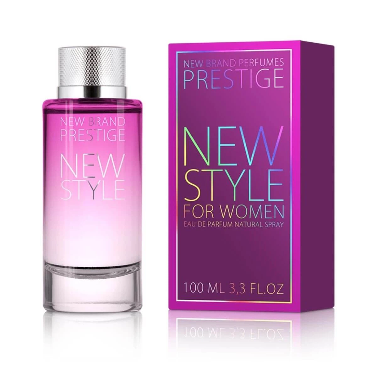 PERFUME NEW BRAND PRESTIGE NEW STYLE WOMEN FEMININO 100ML — New Brand | Farmácia Resyla