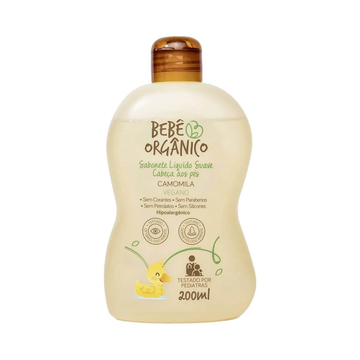 SABONETE LÍQUIDO BEBÊ ORGÂNICO CABEÇA AOS PÉS 200ML — Bebê Orgânico | Farmácia Resyla