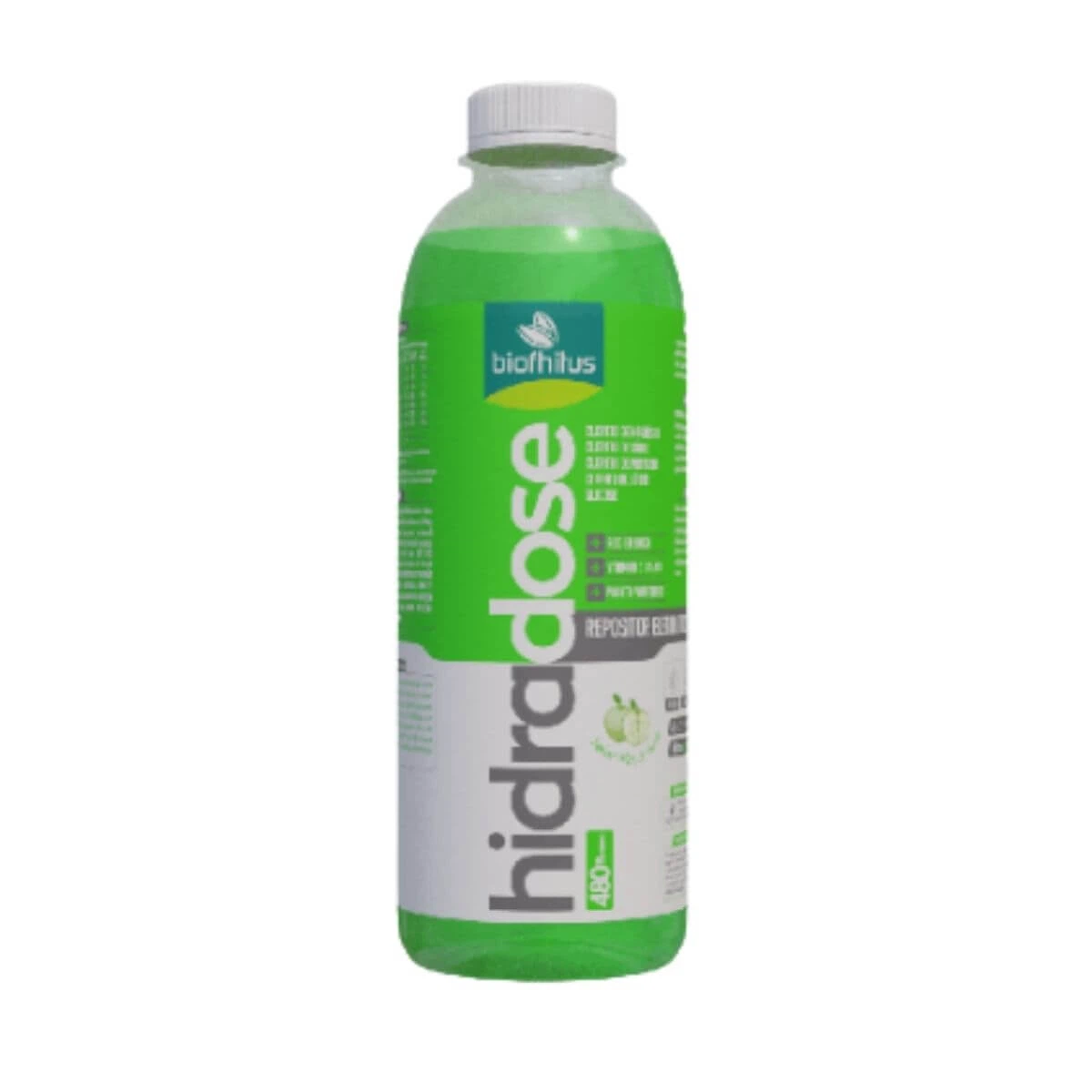 HIDRADOSE REHIDRATANTE ORAL 480ML MAÇÃ VERDE - BIOFHITUS — Biofhitus | Farmácia Resyla