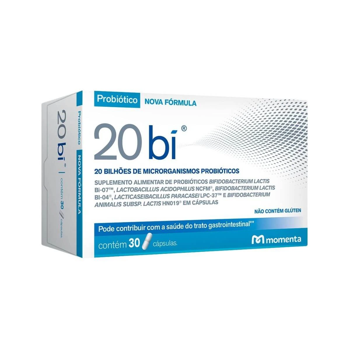 PROBIÓTICOS 20BI 30 CÁPSULAS - MOMENTA — Momenta | Farmácia Resyla