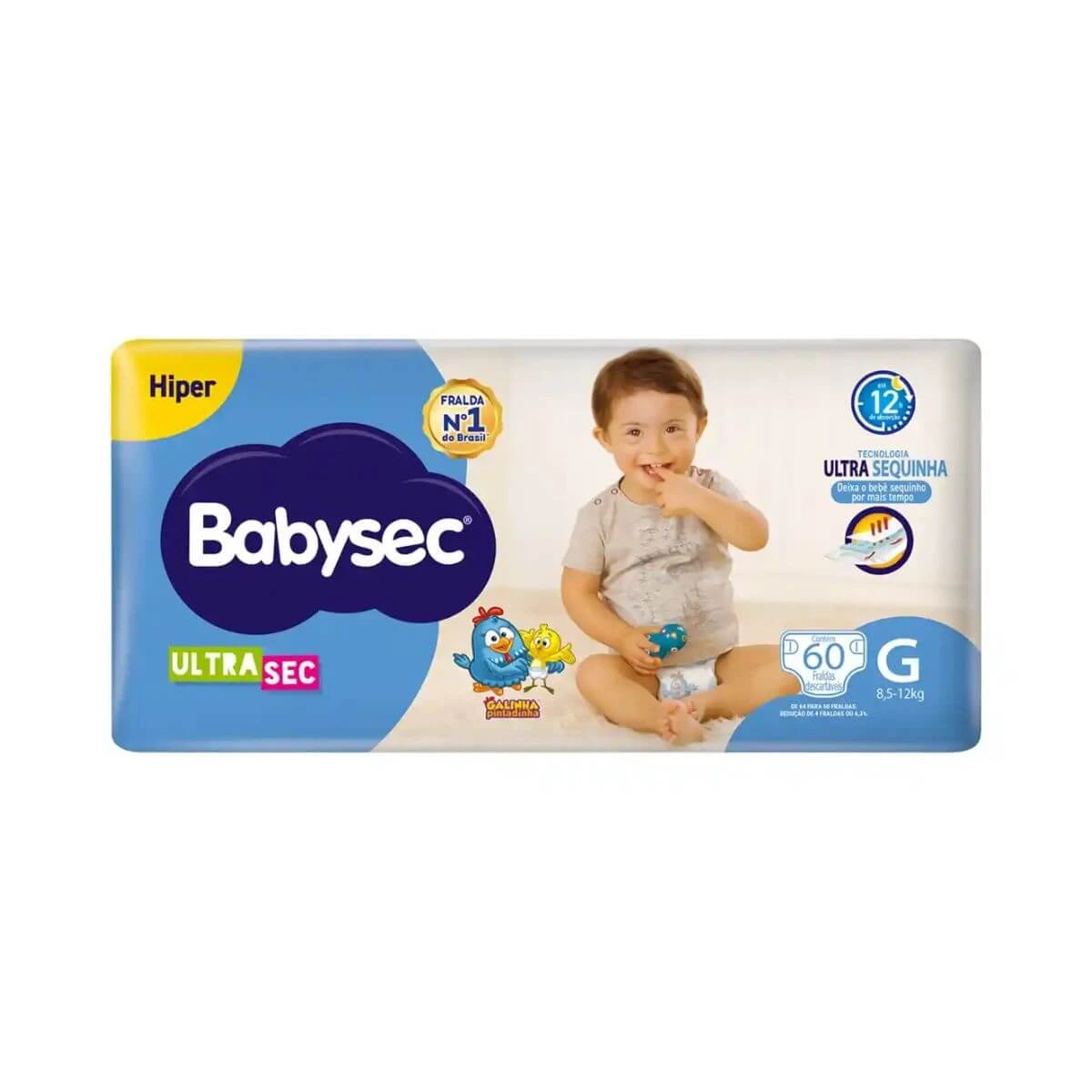 FRALDA BABYSEC ULTRA HIPER G C/60UN — Babysec | Farmácia Resyla