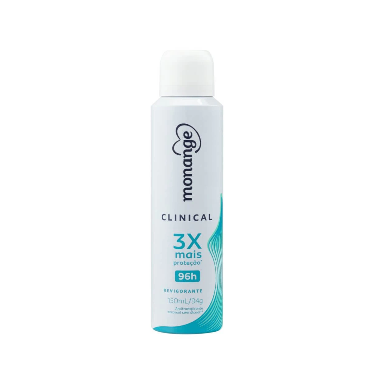 DESODORANTE ANTITRANSPIRANTE AEROSOL MONANGE CLINICAL REVIGORANTE FEMININO 150ML — Monange | Farmácia Resyla