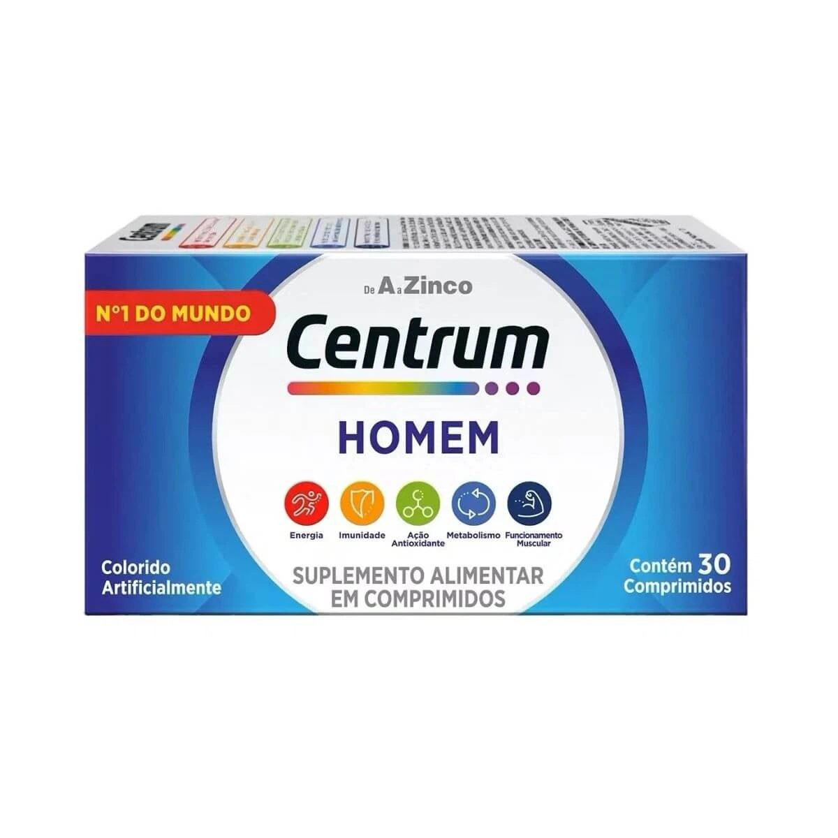 POLIVITAMÍNICO CENTRUM HOMEM ESSENTIALS A&Z 30CP - WYETH — Wyeth | Farmácia Resyla