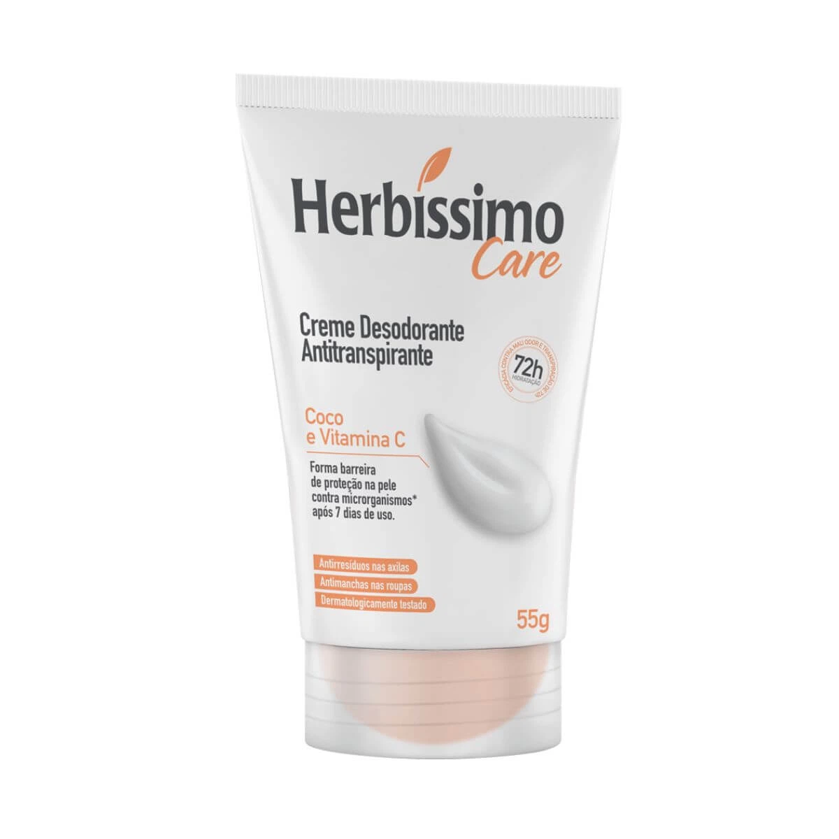 DESODORANTE EM CREME HERBISSIMO CARE COCO E VITAMINA C 55G — Herbíssimo | Farmácia Resyla