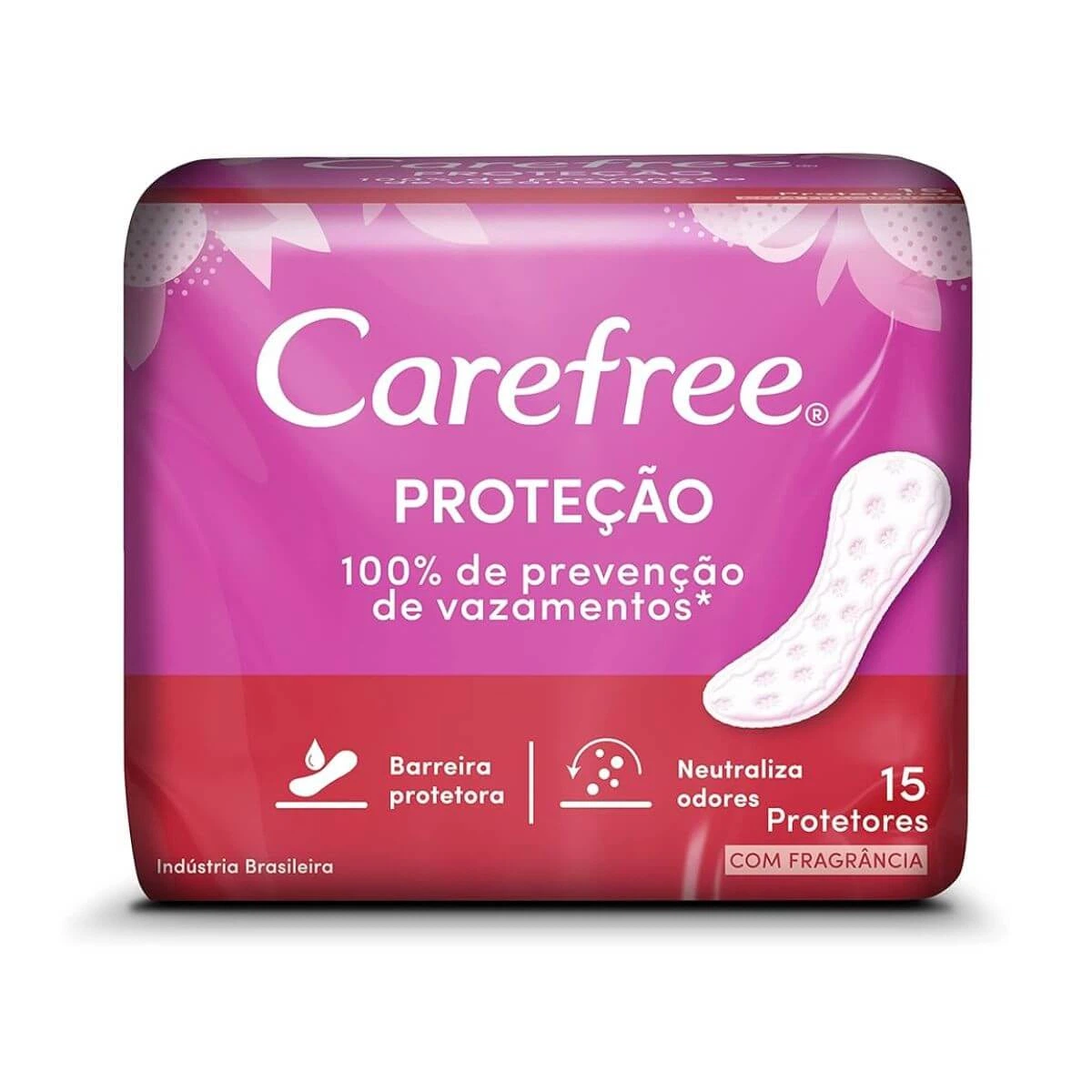 PROTETOR DIÁRIO CAREFREE PROTEÇÃO 15UN — Carefree | Farmácia Resyla