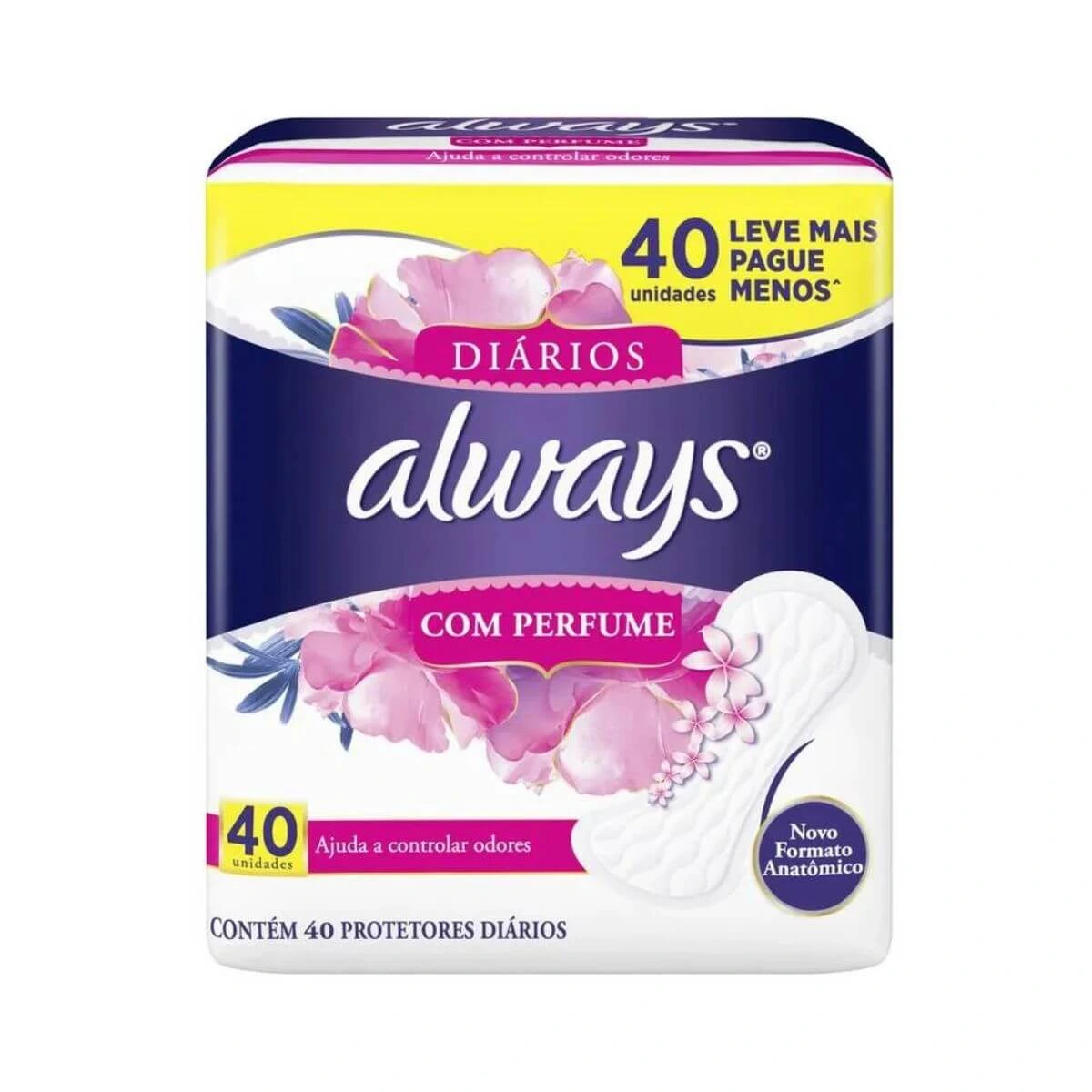 PROTETOR DIÁRIO ALWAYS COM FRAGRÂNCIA 40UN — Always | Farmácia Resyla