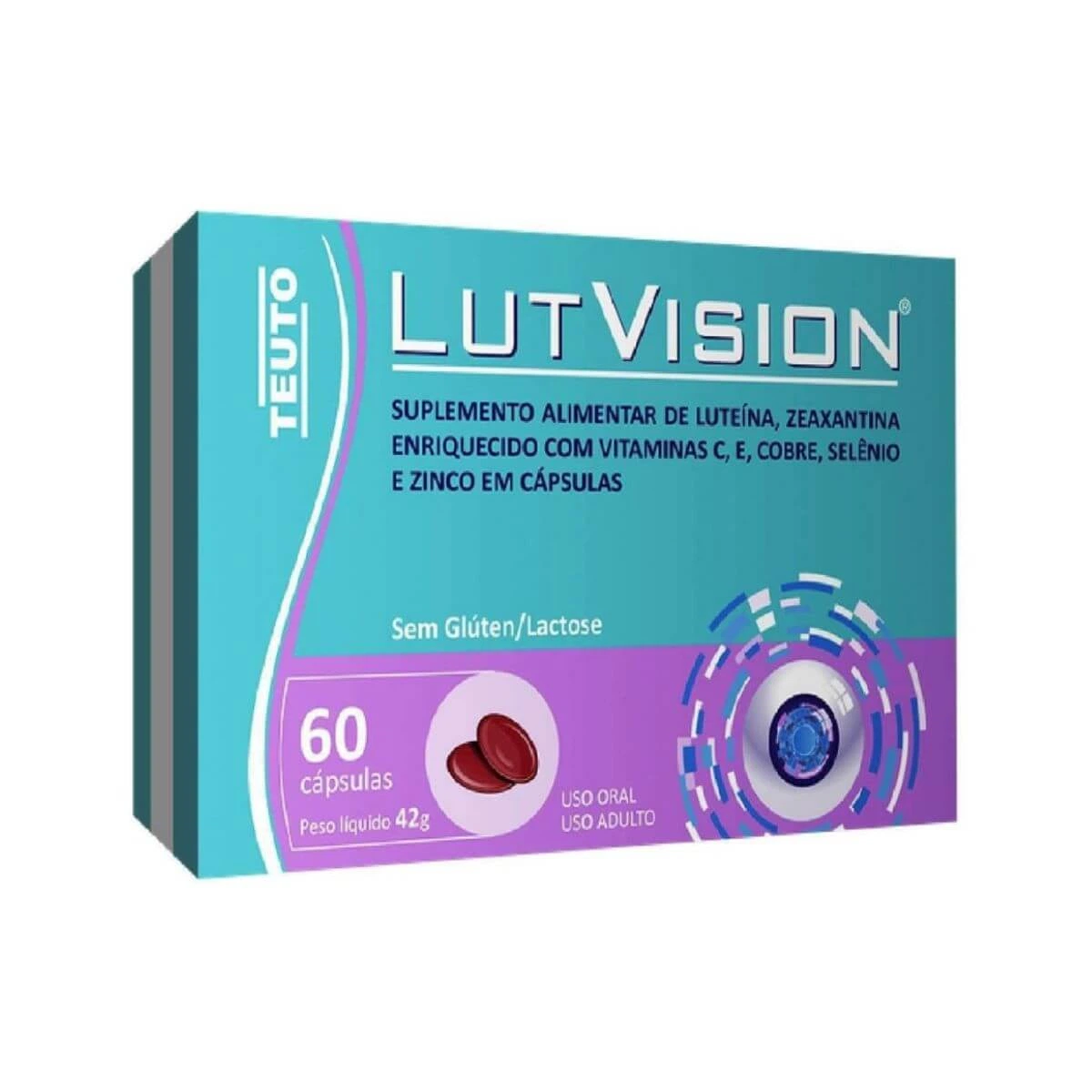 LUT VISION 60 CÁPSULAS MOLES - TEUTO — Teuto | Farmácia Resyla
