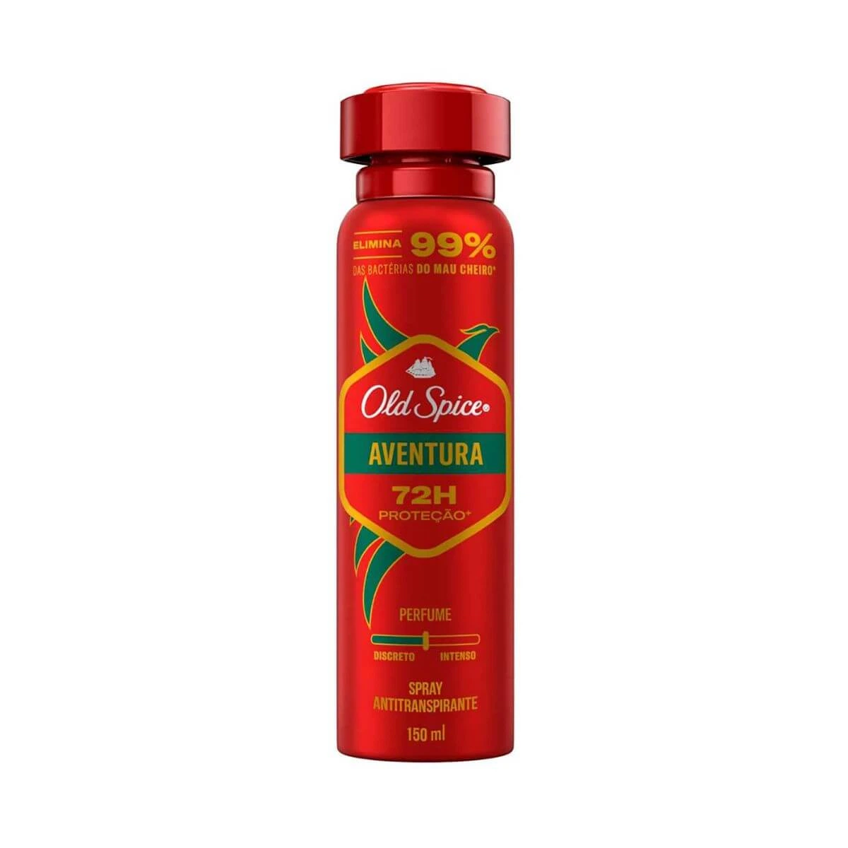 DESODORANTE ANTITRANSPIRANTE AEROSOL OLD SPICE AVENTURA MASCULINO 150ML — Old Spice | Farmácia Resyla
