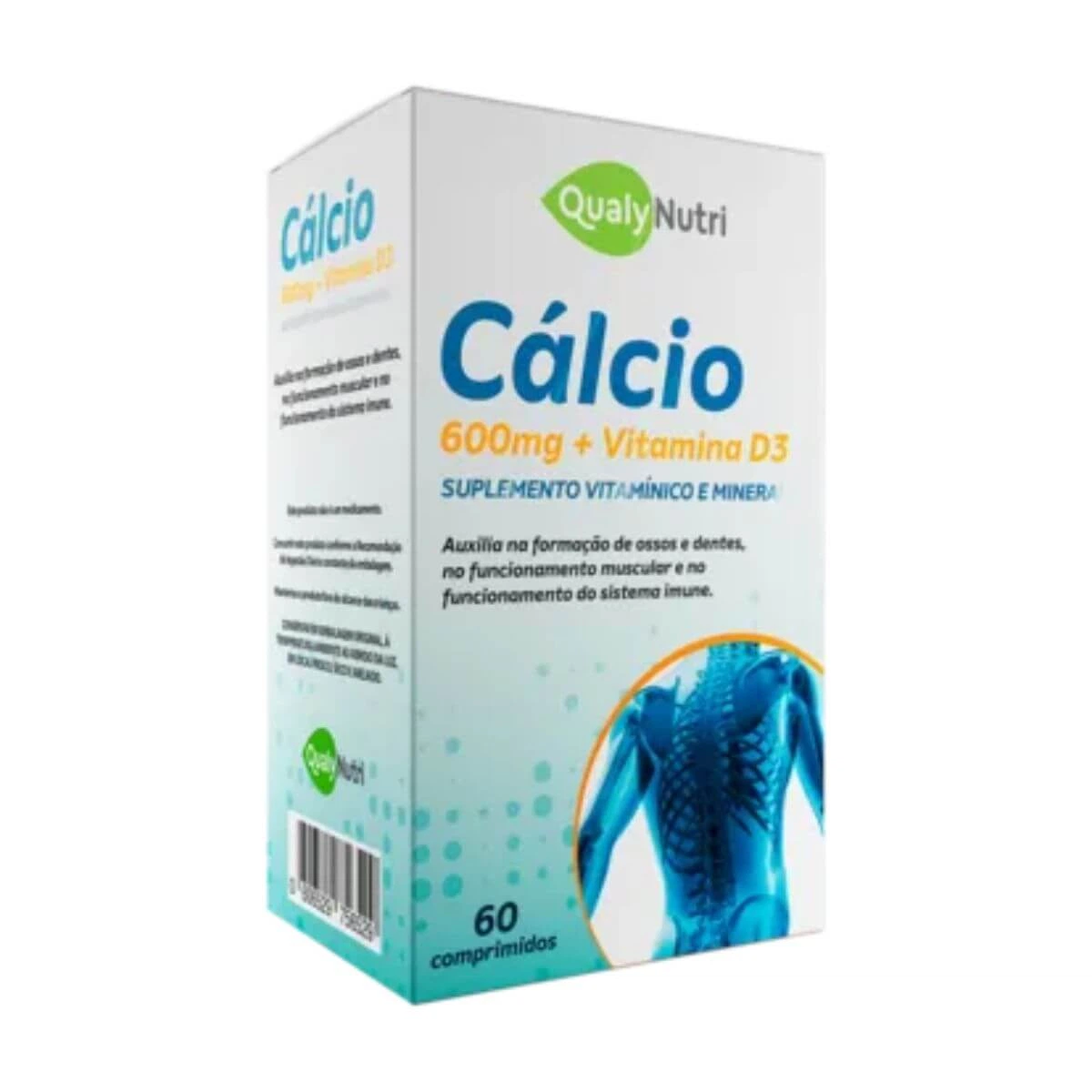 CÁLCIO 600MG + VITAMINA D3 - QUALY NUTRI — Qualy Nutri | Farmácia Resyla
