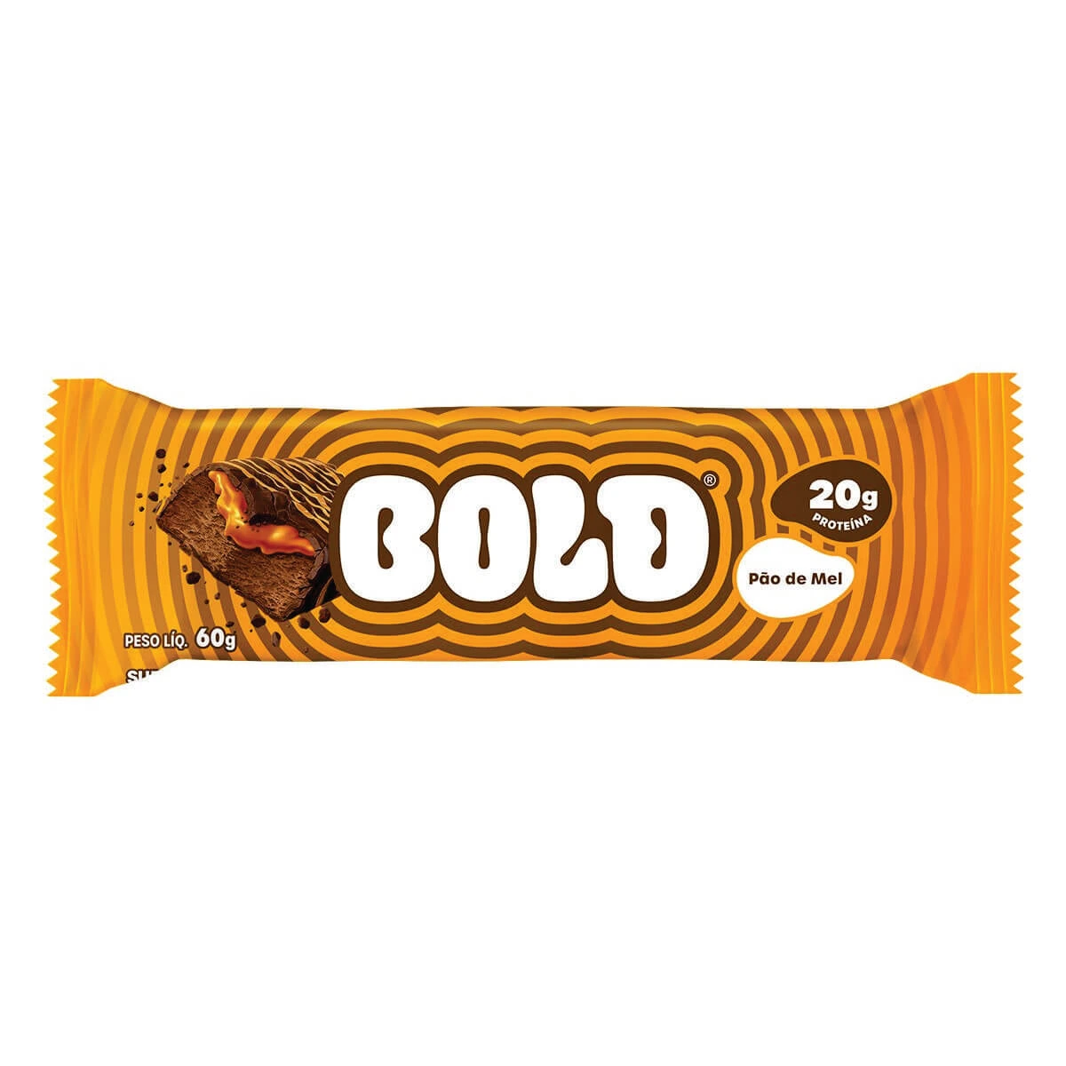 BARRA DE PROTEÍNA BOLD PÃO DE MEL 60G — Bold Snacks | Farmácia Resyla