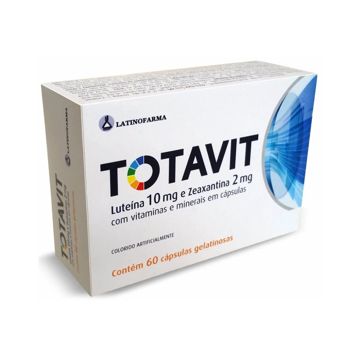 POLIVITAMÍNICO TOTAVIT PARA VISÃO 60 CÁPSULAS - LATINOFARMA — Latinofarma | Farmácia Resyla