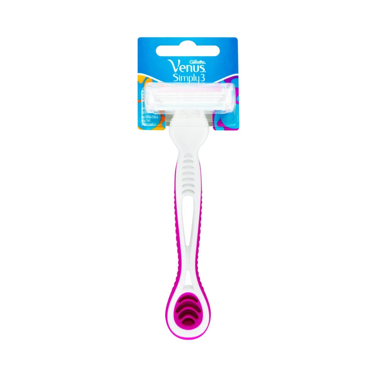 APARELHO GILLETTE VÊNUS SIMPLY 3 PINK 1UN — Gillette | Farmácia Resyla