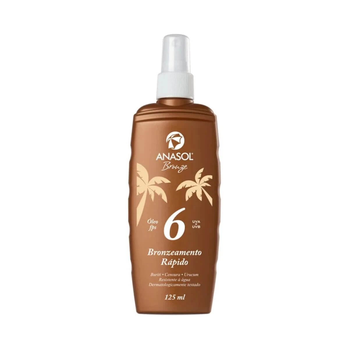 ÓLEO BRONZEADOR ANASOL SPRAY FPS6 125ML — Anasol | Farmácia Resyla