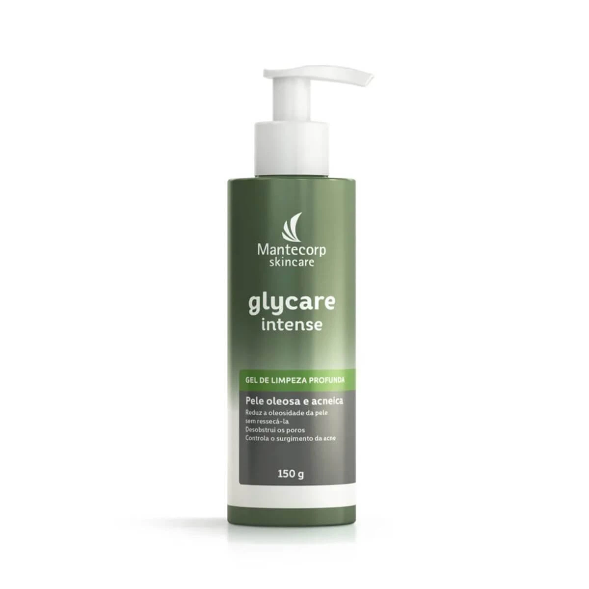 GEL DE LIMPEZA FACIAL GLYCARE INTENSE MANTECORP 150G — MANTECORP | Farmácia Resyla