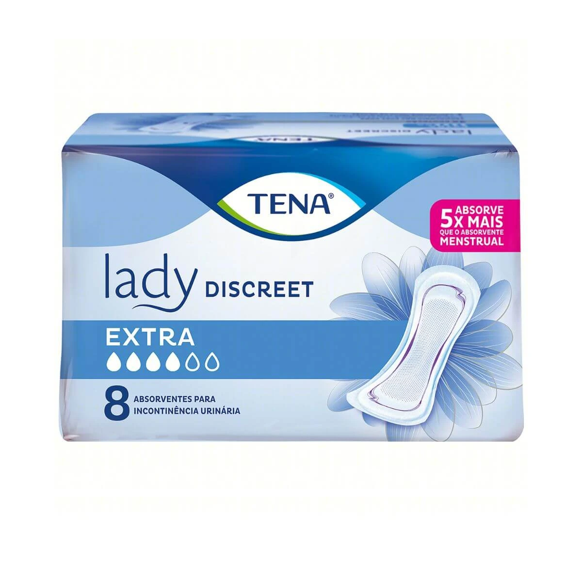 ABSORVENTE TENA LADY EXTRA C/8UN — Tena | Farmácia Resyla