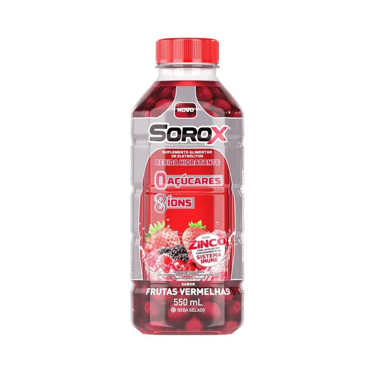 SOROX SABOR FRUTAS VERMELHAS 550ML - GENOMMA — Genomma | Farmácia Resyla