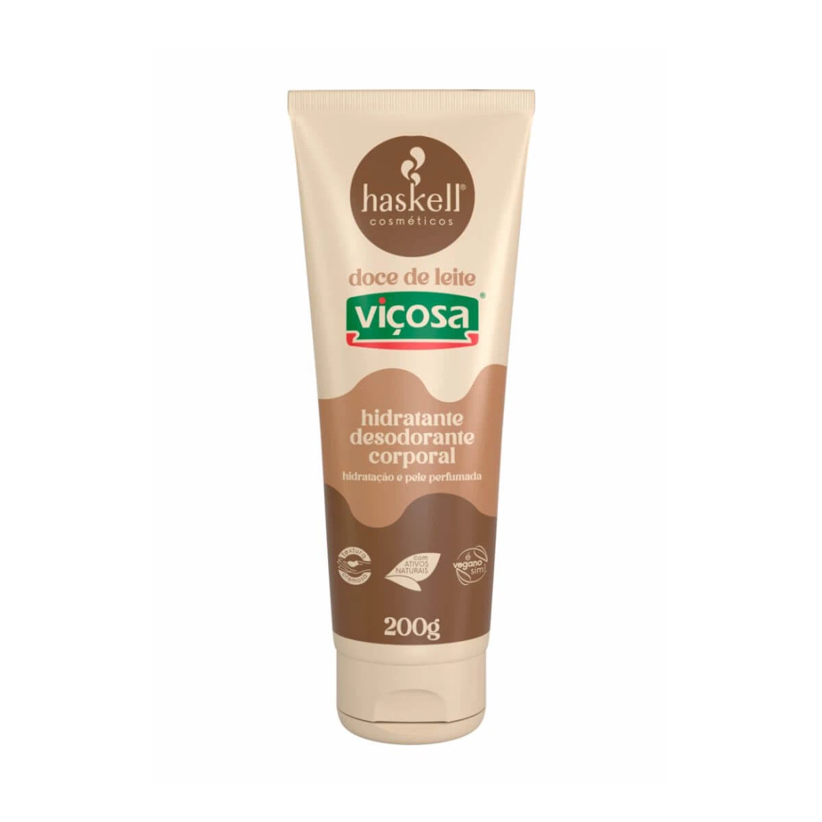 HIDRATANTE CORPORAL HASKELL DOCE DE LEITE VIÇOSA 200G — Haskell | Farmácia Resyla