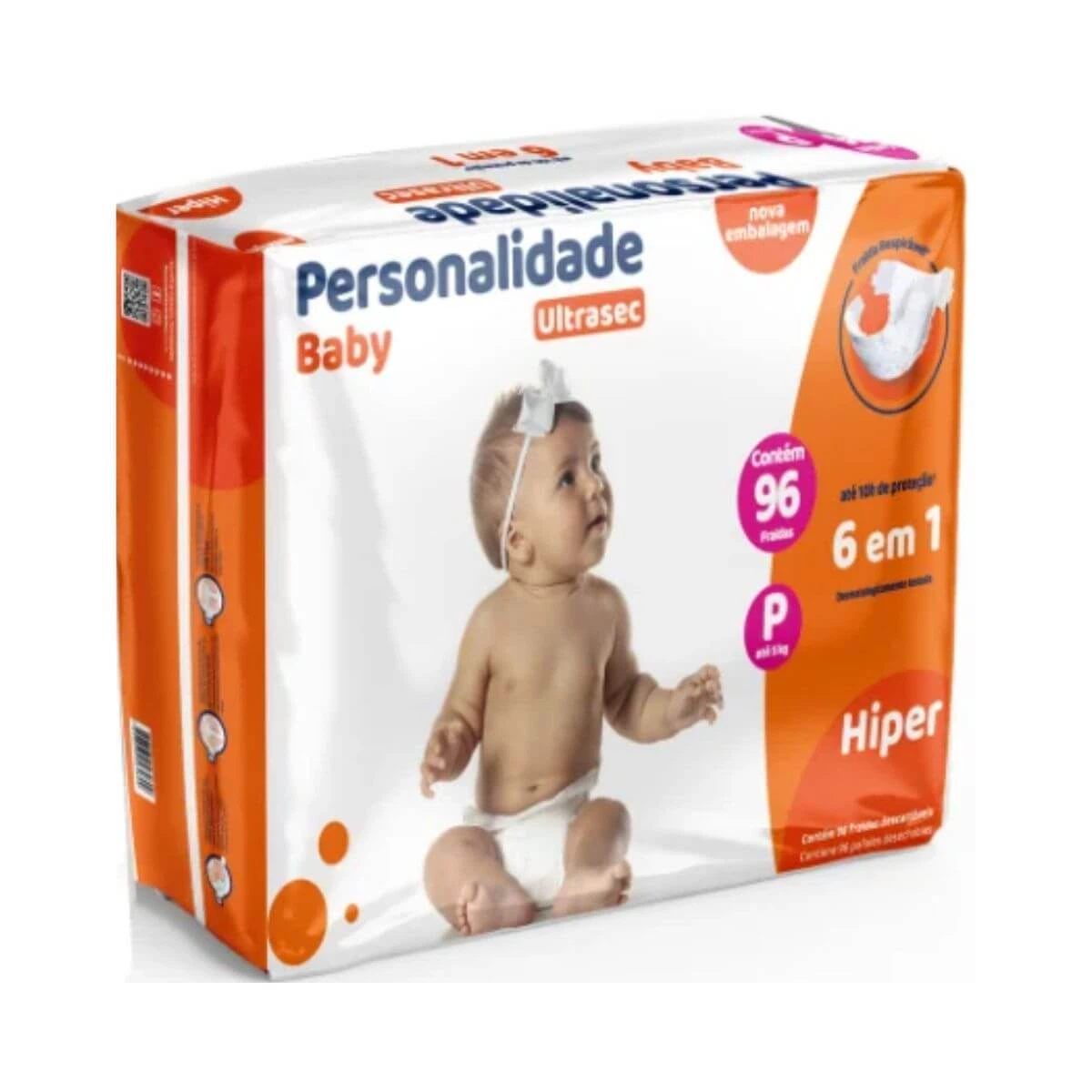 FRALDA PERSONALIDADE ULTRA SEC HIPER P C/96UN — Personalidade | Farmácia Resyla