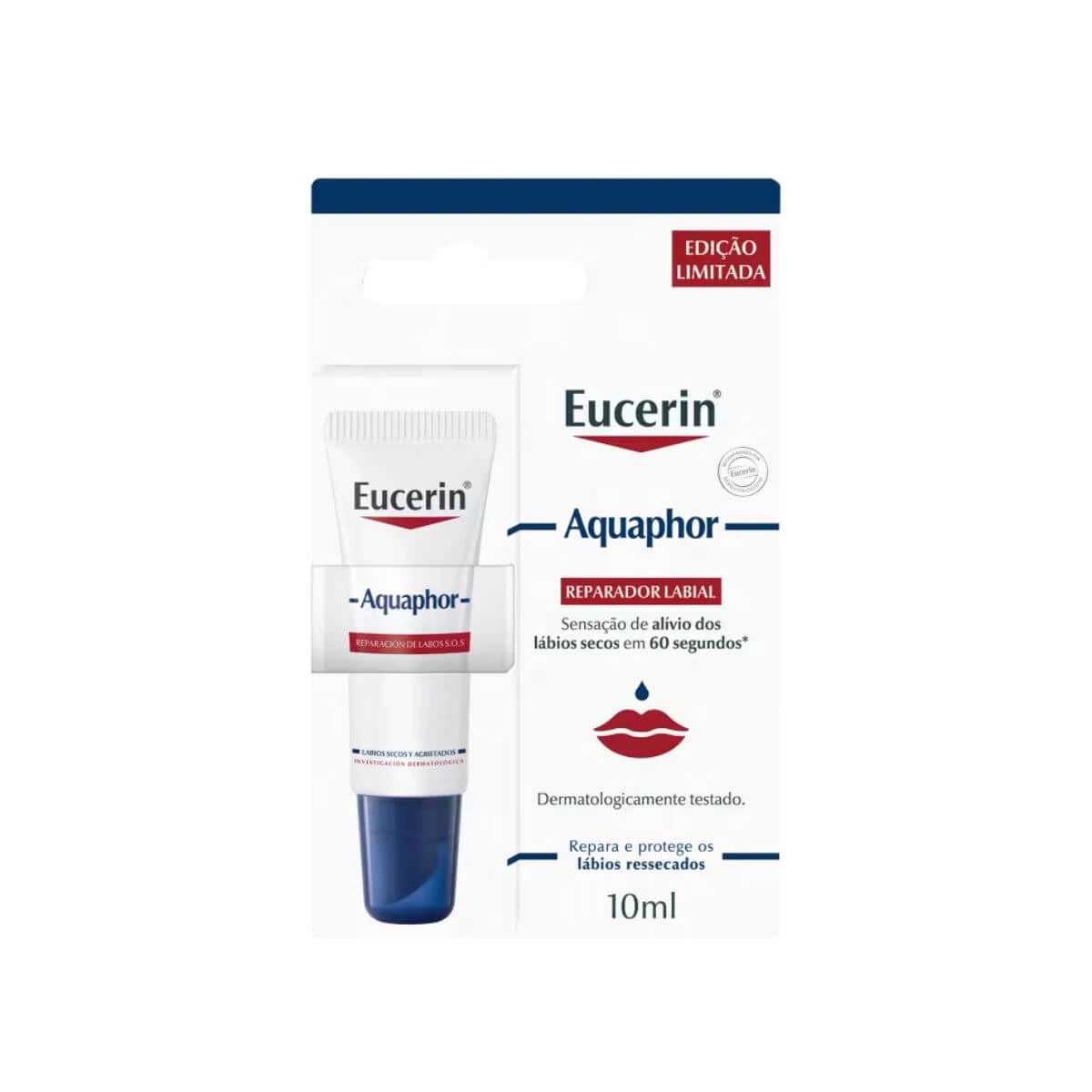 EUCERIN AQUAPHOR REPARADOR LABIAL 10ML — Eucerin | Farmácia Resyla