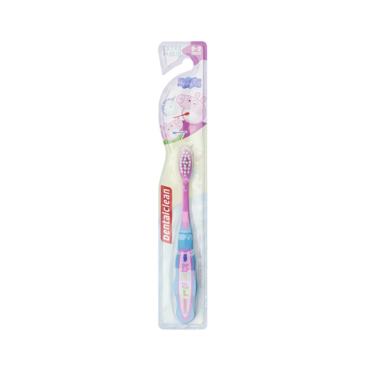 ESCOVA DE DENTE INFANTIL DENTALCLEAN PEPPA PIG 0-2 ANOS — Dentalclean | Farmácia Resyla