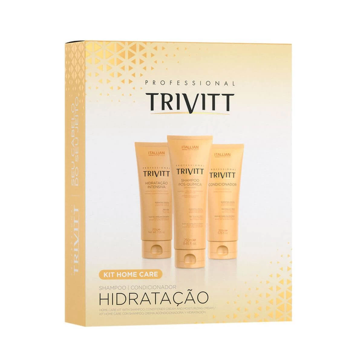 KIT ITALLIAN TRIVITT HOME CARE SHAMPOO + CONDICIONADOR + HIDRATAÇÃO INTENSIVA — Italian Trivitt | Farmácia Resyla