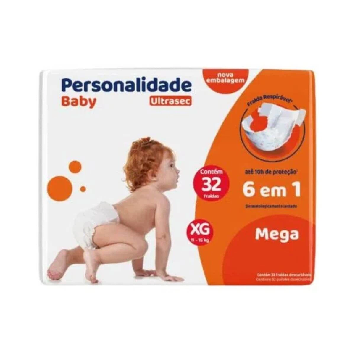 FRALDA PERSONALIDADE MEGA XG C/32UN — Personalidade | Farmácia Resyla