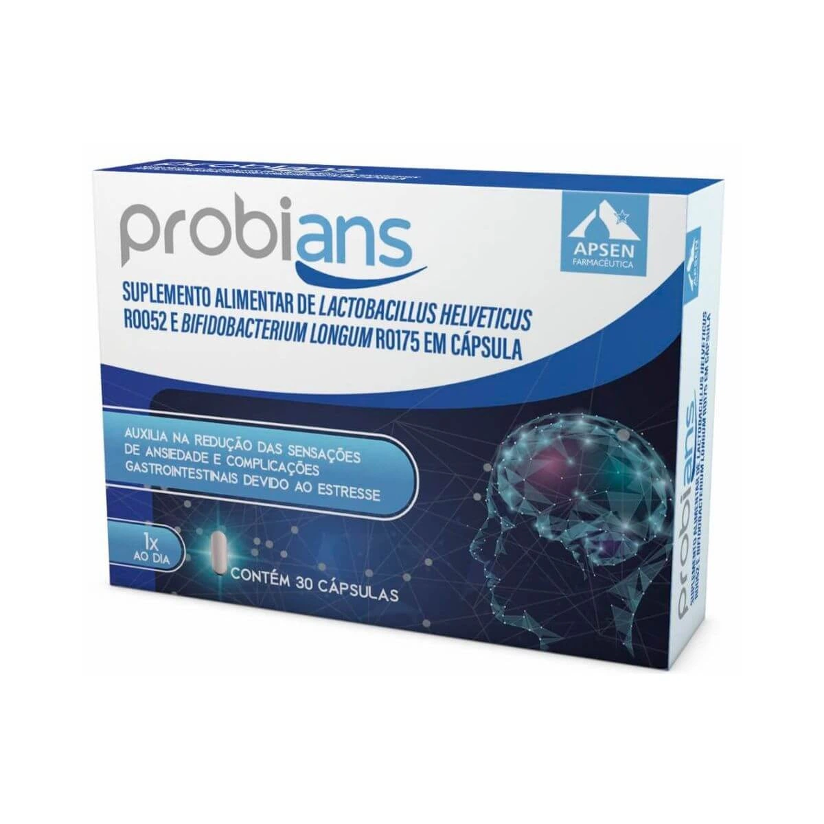 PROBIANS PROBIÓTICO 30 CÁPSULAS - APSEN — Aspen Pharma | Farmácia Resyla