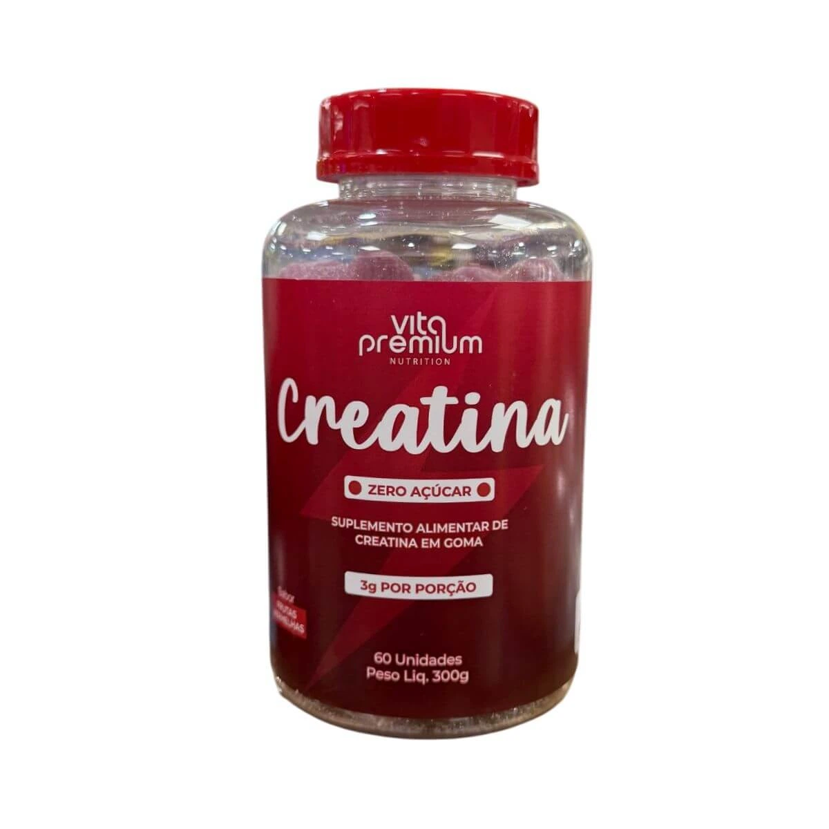 CREATINA EM GOMA VITA PREMIUM FRUTAS VERMELHAS 60UN — Vita Premium | Farmácia Resyla