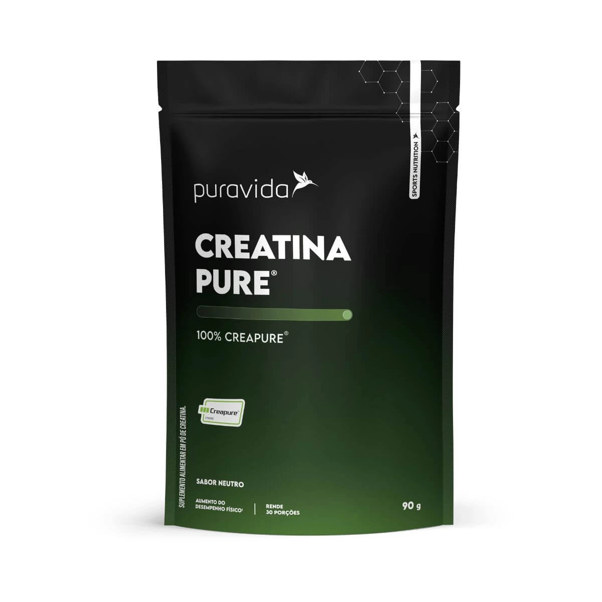 CREATINA PURAVIDA PURE POUCH 90G — Puravida | Farmácia Resyla