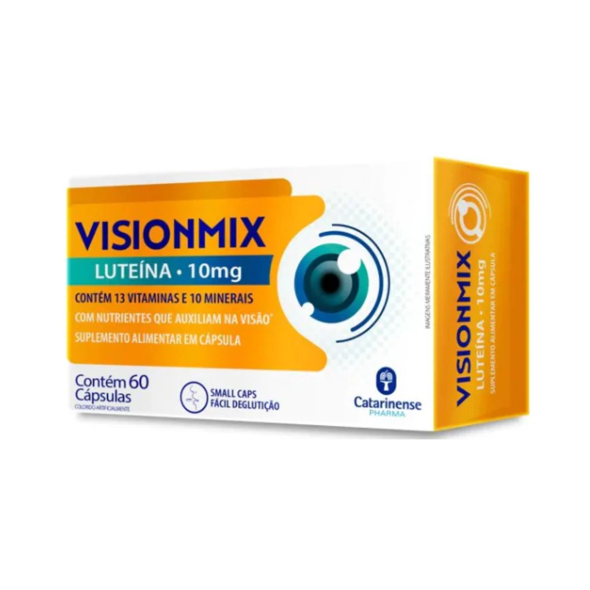 VISIONMIX LUTEÍNA 10MG 60 CÁPSULAS - CATARINENSE — Catarinense | Farmácia Resyla