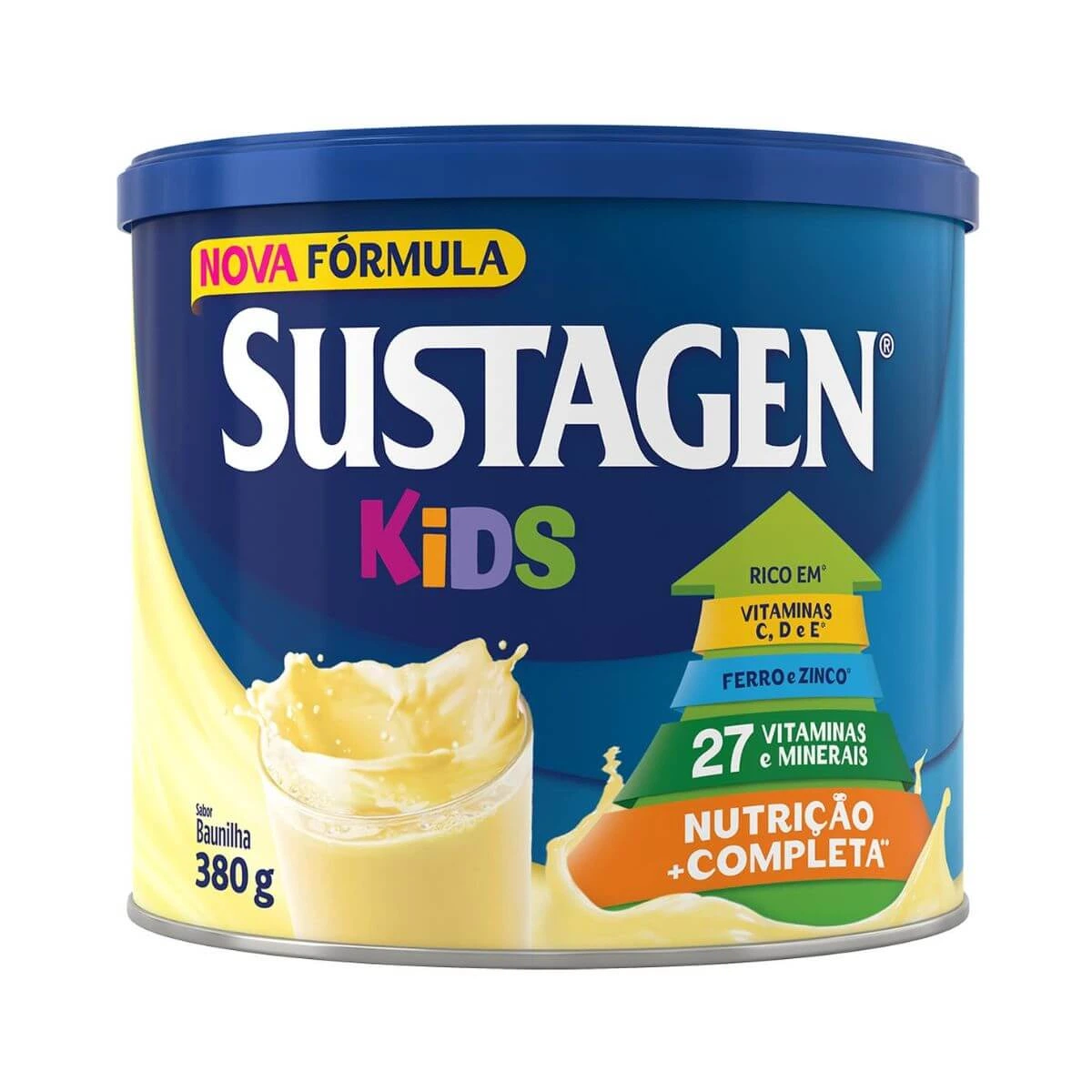 SUSTAGEN KIDS BAUNILHA 380G — Sustagen | Farmácia Resyla