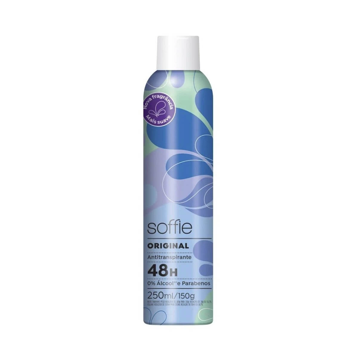 DESODORANTE ANTITRANSPIRANTE AEROSOL SOFFIE ORIGINAL 250ML — Soffie | Farmácia Resyla