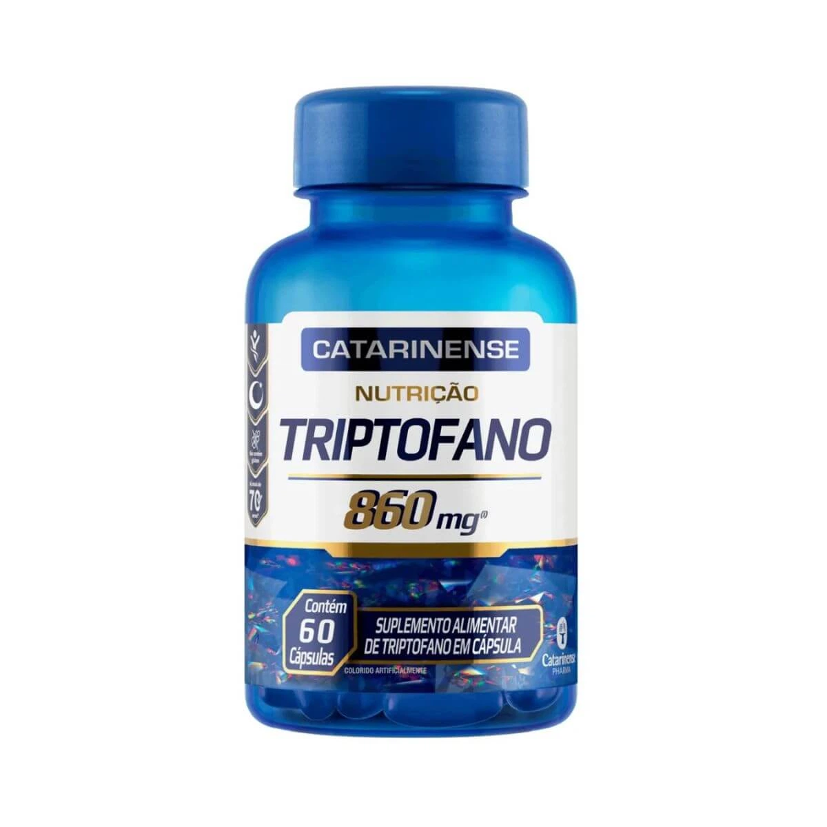 SUPLEMENTO ALIMENTAR TRIPTOFANO 860MG 60 CÁPSULAS - CATARINENSE — Catarinense | Farmácia Resyla