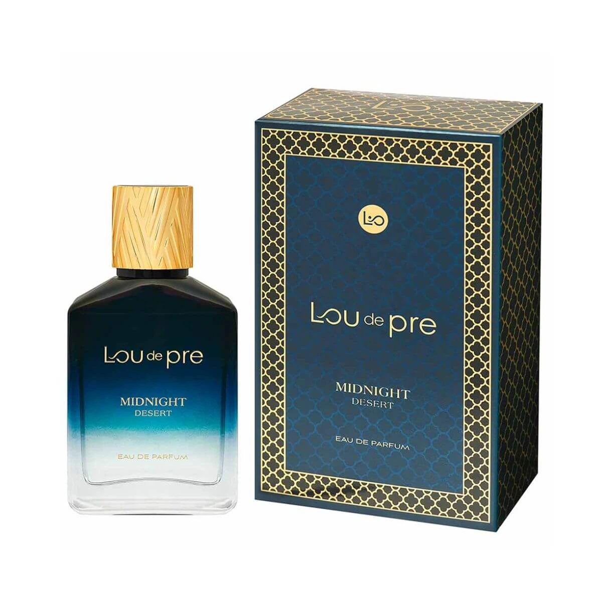 PERFUME MIDNIGHT DESERT LOU DE PRE MASCULINO 90ML — Lou De Pre | Farmácia Resyla